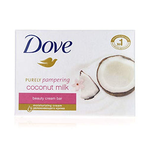 Dove purely pampering coconut milk bar 135g (pack of 3) imported