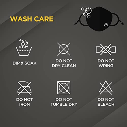 The Man Company Face Mask | 6-Layer Filtration System | 100% Ultra-Lightweight Cotton Fabric | Anti-Dust & Anti-Pollution | WHO-GMP Compliant