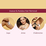 Carmesi Body Razor for Women's Hair Removal | With Travel Case | 5-Blade Precision | Smooth & Hassle-Free Shaving on the Go | Aloe Vera & Vit E | 1 Pc,White