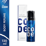 Wild Stone Code Titanium No Gas Body Perfume for Men, Strong Masculine Aroma for Everyday Use -120 ml