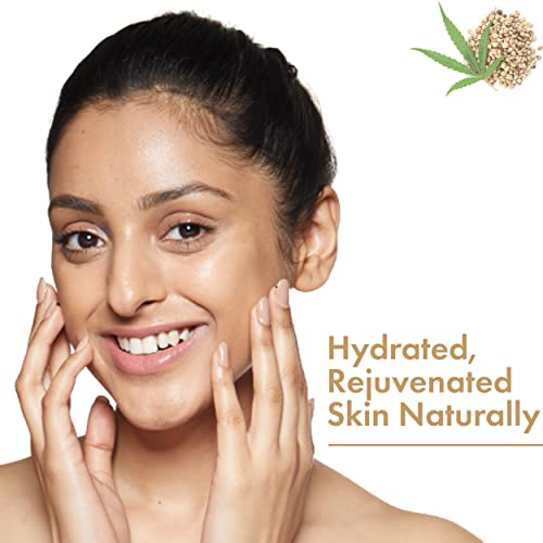 Good Vibes Hemp Seed Youth Rejuvenation & Hydration Light Face Cream, 50 g Anti Ageing Moisturizer For All Skin Types Contains Antioxidants, Vegan, No Parabens, Sulphates, Mineral Oil, Animal Testing