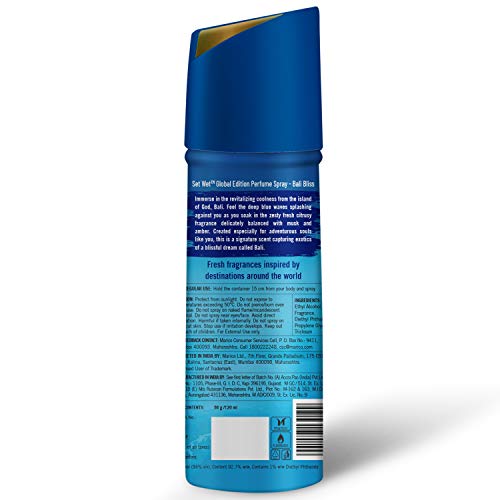 Set Wet Global Edition Bali Bliss Perfume Spray, 120ml