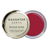 DAUGHTER EARTH Super Antioxidant Lip Tint and Cheek Tint, Matte Finish - Rouge Rose