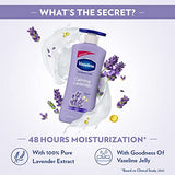 Vaseline Intensive Care Calming Lavender Body Lotion, With 100% Pure Lavender Extracts, Non-Greasy Formula, 400 ml