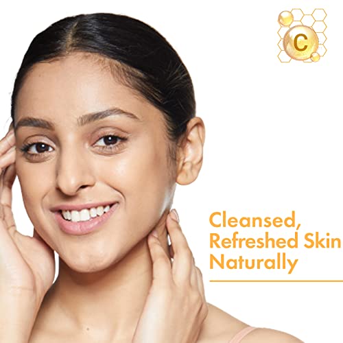 Good Vibes Vitamin C Cleansing Facial Wipes, 25 Wipes (Pack of 2) | Refreshing, Rejuvenating, Cleansing | Removes Dirt, Impurities, Excess Oil & Makeup | Vegan, No Parabens, Alcohol & Mineral Oil