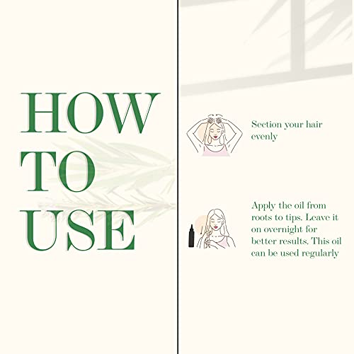 Good Vibes Tea Tree & Rosemary Anti Dandruff Hair Oil, 100 ml Moisturizes Hair, Hydrates Nourishes Soothes Scalp | For Rough & Dry Scalp & Hair | No Parabens, No Sulphates, No Mineral Oil