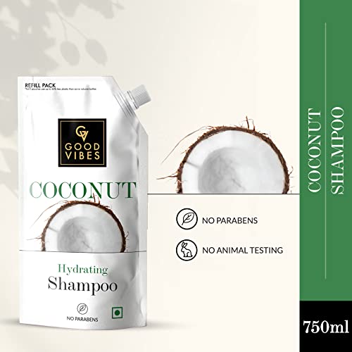 Good Vibes Coconut Shampoo Refill Pack (750 ml)