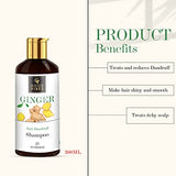 Good Vibes Anti Dandruff Shampoo - Ginger (300 ml) for Women