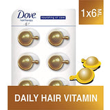 Dove Intense Nourishing Daily Hair Treatment (Infused with Rosehip oil), 6 Capsules