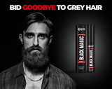 Beardo Black Magic Precision Grey Concealer | Temporary Hair Color | Natural Black |Covers grey hair instantly | Color Grey hair | With applicator, 5 ml