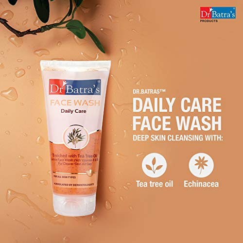 Dr Batra's Face Wash Daily Care Enriched With Tea Tree Oil - 50 gm