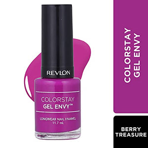 Revlon Colorstay Gel Envy Long Wear Nail Enamel, Berry Berry Treasure, 11.7ml