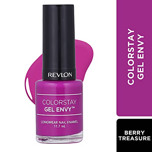 Revlon Colorstay Gel Envy Long Wear Nail Enamel, Berry Berry Treasure, 11.7ml