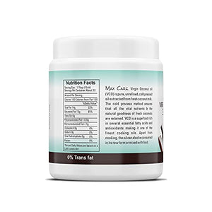 MAX CARE Maxcare Virgin Coconut Oil (Cold Pressed) 500ML Wide Mouth