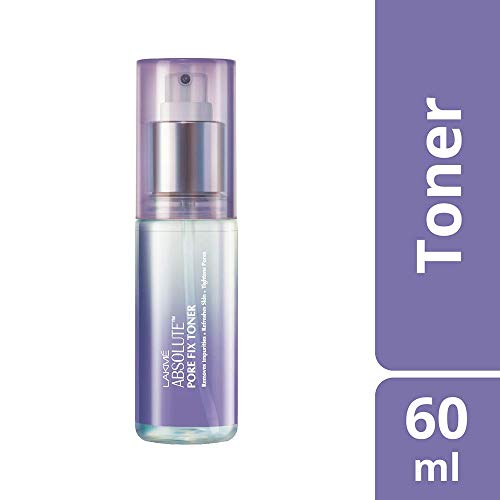 Lakme Absolute Pore Fix Toner, with Lavender & Witch Hazel, Removes Oil And Impurities, Tightens And Unclogs Pores, 60 ml