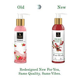 Good Vibes Face Wash - Rosehip Deep Cleansing, 200 ml Naturally Controls Excess Sebum & Acne, Moisturizing Skin Softening Formula for All Skin Types, No Parabens & Mineral Oil