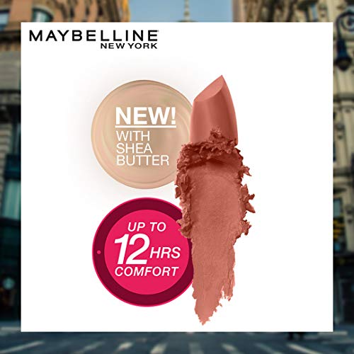Maybelline New York Color Sensational Creamy Matte Lipstick- 506 Toasted Brown, 3.9g