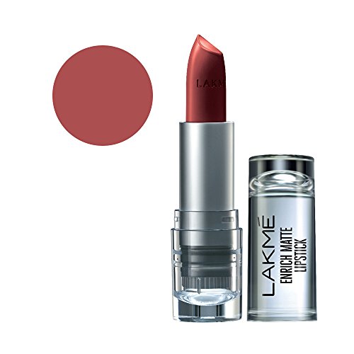LAKMÉ Enrich Matte Lipstick, Matte Finish, Shade RM15, 4.7 g
