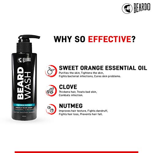 Beardo Beard Wash, 100 ml (The Irish Royale) | Made in India