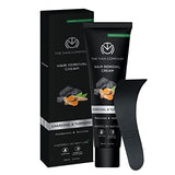The Man Company Hair Removal Cream for Men Enriched with Charcoal & Turmeric | Dermatologically Tested | For All Skin Types - 100gm