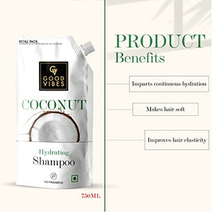 Good Vibes Coconut Shampoo Refill Pack (750 ml)