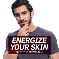 Ustraa Power Face Wash Energize and De-Tan - 200g - Dermatologically Tested, No Sulphates, No Parabens, No Silicone, No Mineral Oil