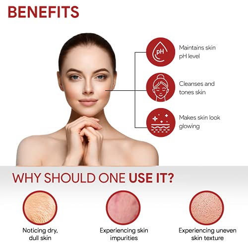 Good Vibes Rosehip Clarifying Toner 200 ml, Anti Ageing Hydrating Light Weight Moisturizing Revitalising Spray Toner for Face and Skin, Natural, No Alcohol, Parabens & Sulphates, No Animal Testing