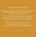 Biotique Apple Cider Vinegar Deep Cleansing Face Wash for All Skin Types, 150ml | Deep Cleansing & Exfoliation | 100% Botanical Extracts