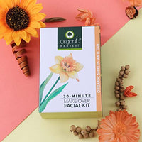 Organic Harvest Anti Tan Make Over Facial Kit for Women / Men | 5 Easy Steps | Remove Tan, Increase Skin Elasticity & Repair | Ideal For All Skin Type | Paraben, Sulphate & Chemical Free (Anti-Tan, Pack of 3, 50gm Each)