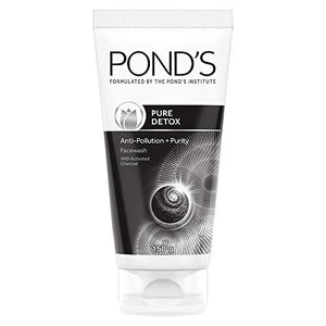 Pond's  Pure Detox Anti-Pollution Purity Face Wash With Activated Charcoal, 150 g