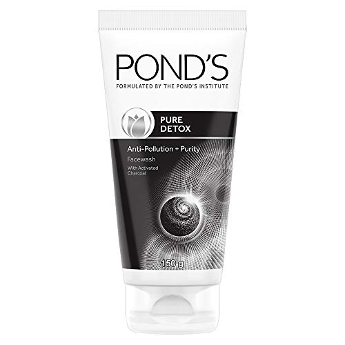 Pond's  Pure Detox Anti-Pollution Purity Face Wash With Activated Charcoal, 150 g