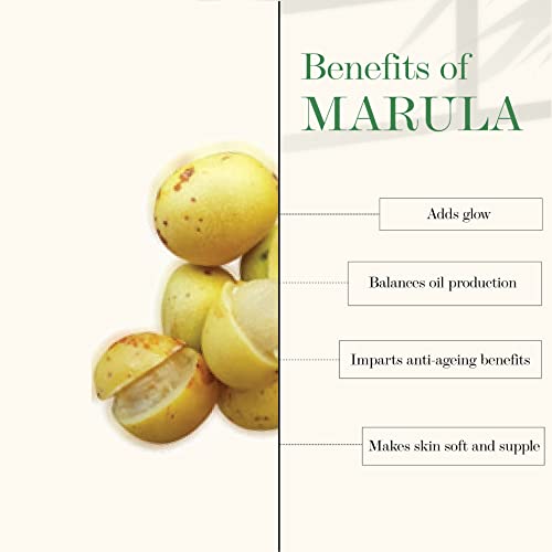 Good Vibes 100% Natural Marula Skin Barrier Protecting Facial Oil, 10 ml | Lightweight Nourishing Hydrating Formula For All Skin Types | Soft Glowing Skin Naturally | No Parabens & Sulphates