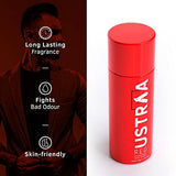 Ustraa Red Deodorant For Men, 150 Ml