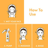 Good Vibes Vitamin C Glow Foaming Face Wash With Deep Cleansing Brush, 150 ml Non-Drying Brightening Face Cleanser For Clear Skin | No Parabens, No Sulphates, No Animal Testing