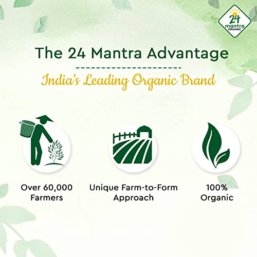 24 Mantra Organic Wholewheat Fusili Pasta, 0% Maida, 100% Wholewheat, 500g