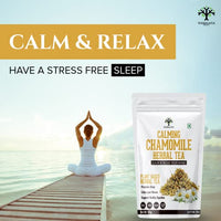 Vanalaya Calming Chamomile Herbal Tea From dried Chamomile Flowers (100gm)