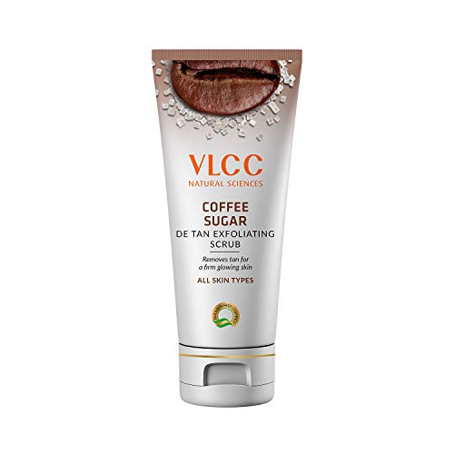 VLCC Vlcc Coffee Sugar De Tan Exfoliating Scrub (90gm), 90 g