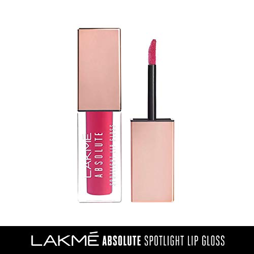 LAKMÉ Absolute Spotlight Lip Gloss, Glossy Finish - Rouge Taffy, 4 ml