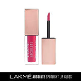 LAKMÉ Absolute Spotlight Lip Gloss, Glossy Finish - Rouge Taffy, 4 ml