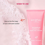 Dot & Key Watermelon SuperGlow Facial Gel Cleanser | oil control face wash for normal to oily skin | brightens skin | 120ml