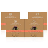 The Man Company Moisturising Soap Bar with Murumuru & Kokum Butter (Combo Pack of 4) for Long Lasting Freshness | Glowing and Soft Skin | All Skin Types -100 gm -BUY 3 GET 1 FREE