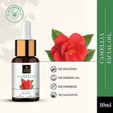 Good Vibes 100% Natural Camellia Deep Moisturizing Facial Oil, 10 ml | Lightweight Nourishing Hydrating Formula For All Skin Types | Soft Glowing Skin Naturally | No Parabens & Sulphates