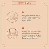 Ayuga 5% Kumkumadi Skin Radiance Face Wash with Saffron & Lotus Extracts for Radiant & Glowing Skin - 100 ml