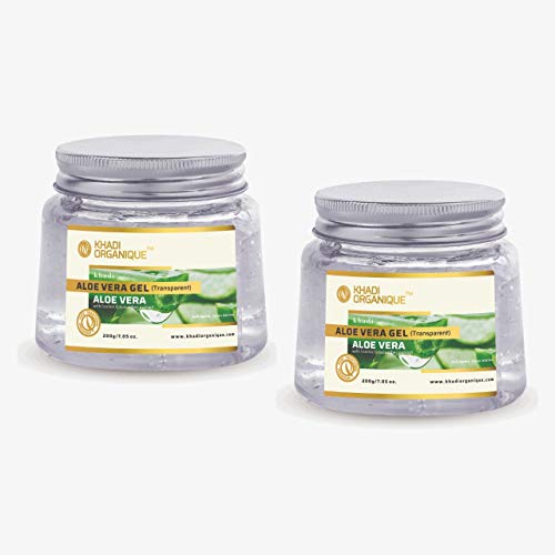Khadi Organique Aloevera White Gel, 200GM - Pack of 2