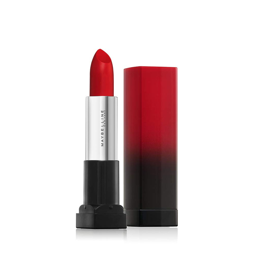 Maybelline New York Color Sensational Red On Fire Lipstick, 02 Ashy Red, 3.9g