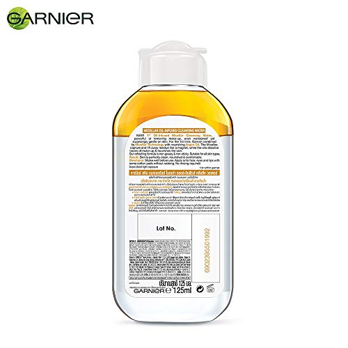 Garnier Skin Naturals, Micellar Oil-Infused Cleansing Water, 125ml