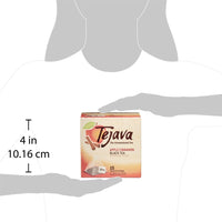 Tejava Biodegradable Black Tea Bags, Apple Cinnamon, 30 Pack, Unsweetened, Non-GMO, Kosher, No Sugar or Sweeteners, No calories, No Preservatives, Can Be Enjoyed Hot or Cold.