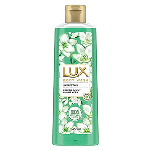 Lux Shower Gel, Freesia Scent & Aloe Vera Bodywash, Skin Cleanser With Long Lasting Fragrance, Paraben Free, 245 ml
