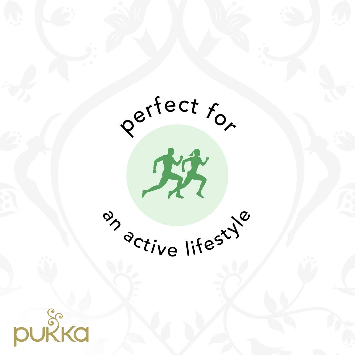 Pukka Organic Tea Bags, Turmeric Active Herbal Tea with Ginger and Galangal, Perfect for Active Lifestyles, 20 Count (Pack of 3) 60 Tea Bags
