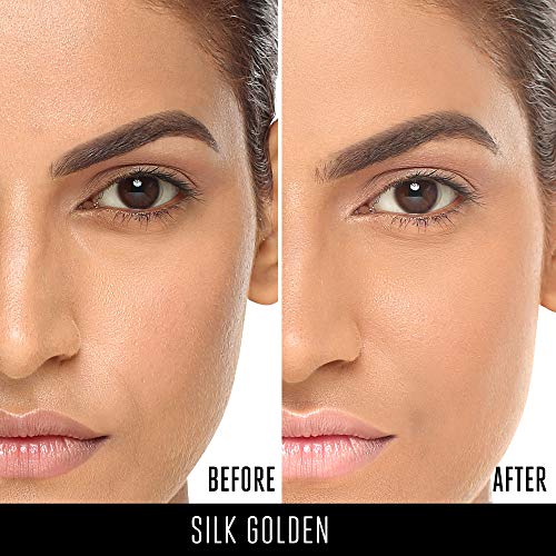 Lakmé 9 to 5 Primer with Matte Powder Foundation Compact, Silky Golden, 9g